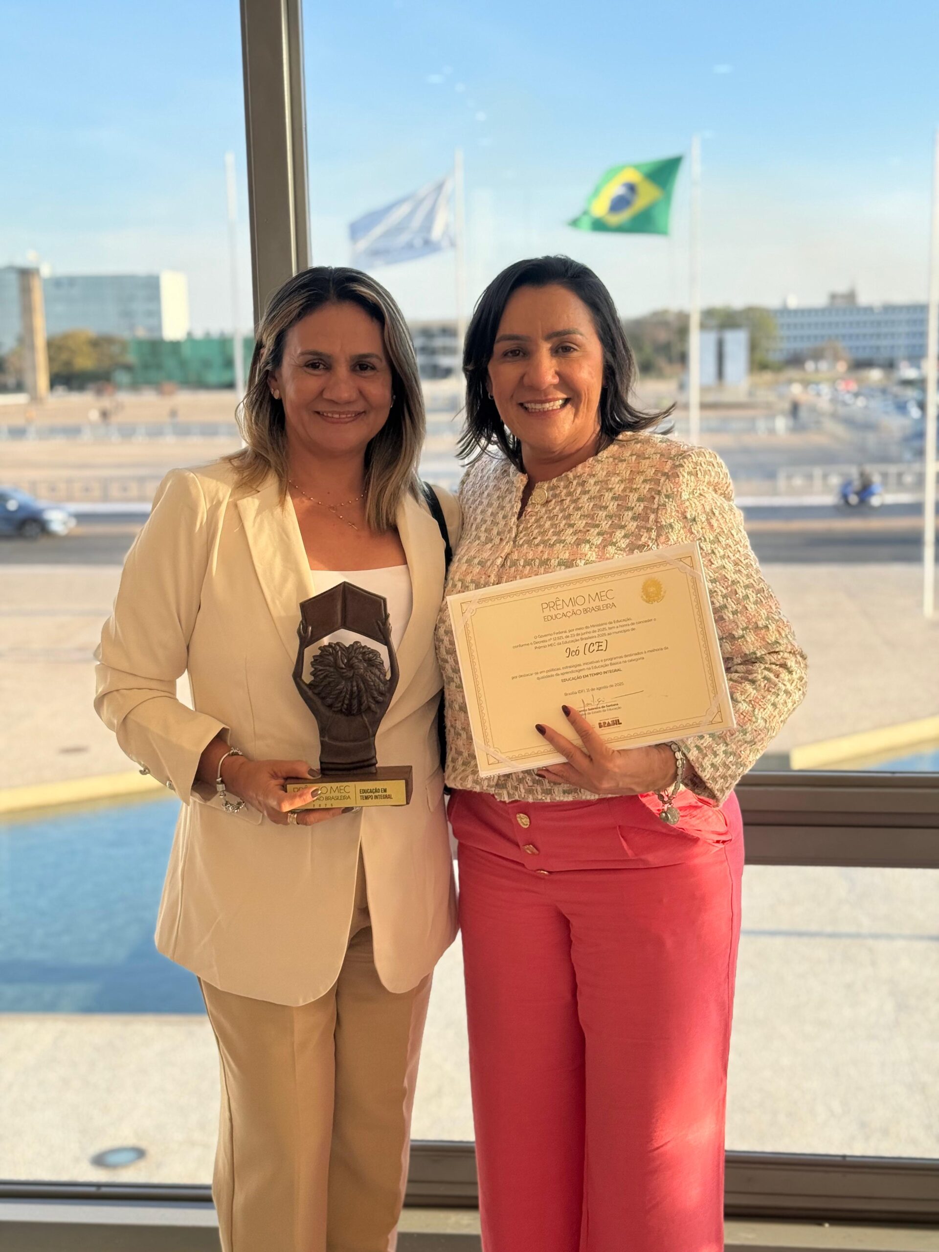 Icó é reconhecido nacionalmente no Prêmio MEC da Educação Brasileira